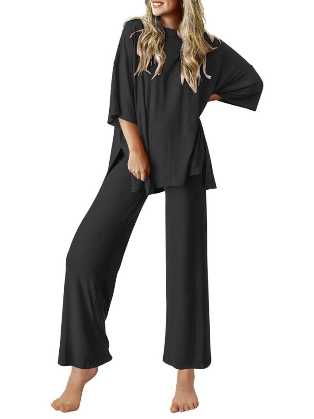 Lounge Sets for Women Soft Comfy Pajama Set 2 Piece Outfits